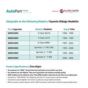 Tuyau d'injecteur compatible Mercedes pour Classe E W210S210 Classe G W461 - Product Image 2