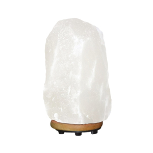 Vente en gros de lampe de nuit en cristal de sel blanc de l'Himalaya de 2 à 3kg - Product Image 1