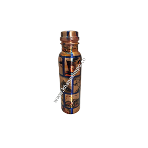 Antique Copper 500ml Handmade Metal <b>Water</b> <b>Bottle</b> with Lid Best Price Wholesale From Manufacturer Stainless <b>Steel</b> Tumbler - Product Image 6