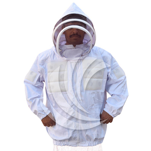Chaqueta de Apicultura, Equipo de Protección Resistente a Picaduras con Malla de Algodón Transpirable y Velo para Ropa de Apicultor - Product Image 2