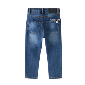 Service OEM, jeans en denim droit pour garçons, qualité supérieure, lavés, personnalisés, décontractés, Bangladesh - Product Image 2
