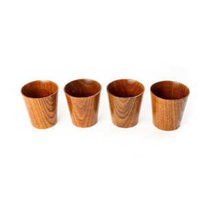 Copa de vino de madera moderna, multiusos, decorativa, artesanías de Color Natural, vaso para beber leche de madera, gran oferta - Product Image 1