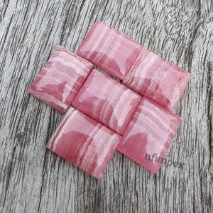 พลอยโรโซไซต์ทรงสี่เหลี่ยมผืนผ้าสีชมพูตามสั่งขนาด AAA + - Product Image 5