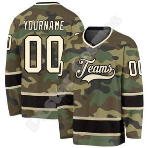 Nueva moda Hockey Jersey nombre personalizado equipo Logo número colorido pulóver manga larga 3DPrint Harajuku Casual divertido sudaderas S - Product Image 2