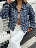 Chaqueta Vaquera de Moda para Mujer, Invierno 2025, Venta al Por Mayor, Abrigos de Mezclilla para Mujer, Ropa Femenina, Servicio OEM