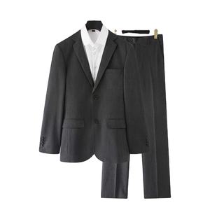 OEM personnalisé de haute qualité tissus de laine lâche décontracté femmes costume grande taille antistatique vêtements de travail pour une utilisation de bureau costumes 2026 - Product Image 1