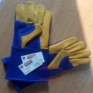 14 Inch 35 cm Cow Leather Welding Gloves Leather Safety Gloves Working Gloves for Welding - Product Image 1