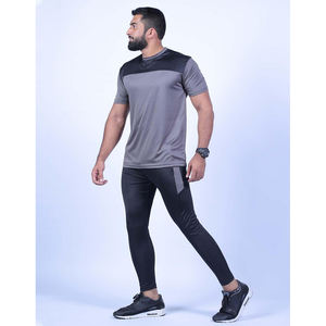 Fitness personnalisé Gym ajusté à manches courtes Performance hommes Muscle T-shirts coton élasthanne blanc entraînement sportif t-shirt - Product Image 6