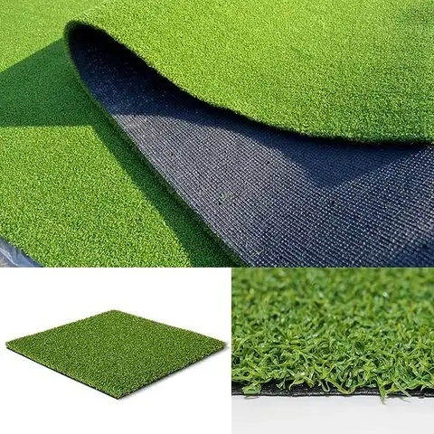 Lapangan sepak bola rumput buatan olahraga lantai karpet sepak bola kualitas pabrik Anti-Uv rumput rumput sepakbola sintetis