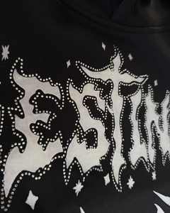 Black Destined Sacrifice Hoodie Streetwear Graphic Sudadera con capucha de gran tamaño Cool Trendy Pullover Casual Hip Hop Fashion Hoodie Unisex - Product Image 6