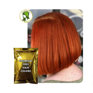 Polvo de color de cabello verde Sojat Rajasthan indio natural orgánico a granel semipermanente a base de hierbas ámbar Henna Ecocert certificado LAVARSH - Product Image 1