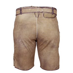Excelente calidad bávaro alto bordado ligero poliéster corto Lederhosen hombres ropa de calle pantalones de algodón bolsillo al por mayor - Product Image 4
