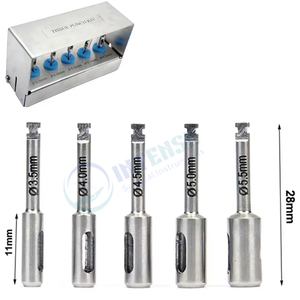 Kit de Cirugía Dental para Implantes Eléctricos, Juego de 5 Piezas de Brocas para Tejidos, Instrumentos de Implante, Herramientas Quirúrgicas, Implantología Oral - Product Image 2