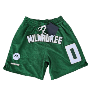 BSCI Short de basket-ball d'été pour hommes personnalisable imprimé respirant antibactérien séchage rapide grande taille Techniques lavées - Product Image 6