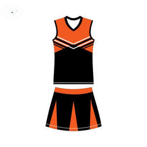Tenues de cheerleading surdimensionnées pour l'entraînement, 100% polyester, séchage rapide, respirantes, meilleures ventes, dernier design pour femmes - Product Image 4