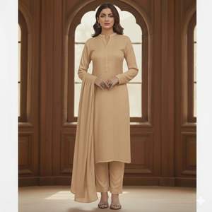 Costumes Salwar Kameez 3 pièces pour femmes indiennes et pakistanaises, légers, confortables, séchage rapide, toutes saisons, design uni, idéal pour les fêtes - Product Image 4