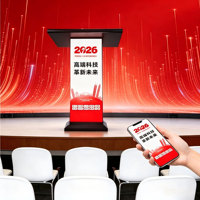 Écran LED de podium HD GOB P1.86, écran LED de table pour les présentations scolaires, les réunions, les conférences
