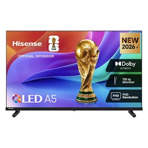 Televisor Hisense QLED A5 de 32 Pulgadas FHD con Dolby Atmos y Función de Inclinación del Monitor - Product Image 1