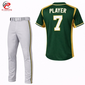 Uniforme de baseball respirant de haute qualité sur mesure, manches courtes, maillot de football, uniforme de baseball en vrac - Product Image 5