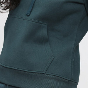 Sudadera corta cálida de Invierno para mujer, Sudadera con capucha de manga larga, sudadera con capucha, Tops cortos informales de peso pesado para ropa de moda. - Product Image 6