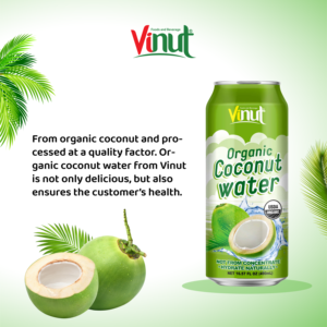 Boisson Bio 490ml Eau de Coco Biologique (Jamais Concentré) Fabriqué au Viet Nam - Product Image 4