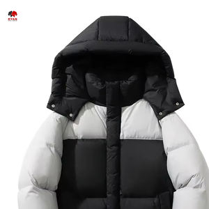 Veste matelassée légère à capuche pour l'hiver, fabricant de vestes matelassées, fournisseur en gros, logo personnalisé, veste matelassée d'hiver - Product Image 3