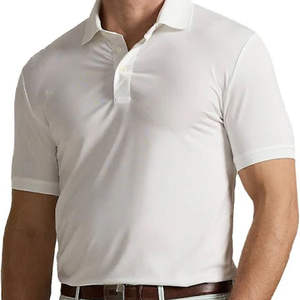 Camiseta de Golf para Hombre de Color Sólido al por Mayor, de Alta Calidad, Corte Regular, Manga Corta, 100% Fibra de Bambú, Secado Rápido, Ecológica - Product Image 4