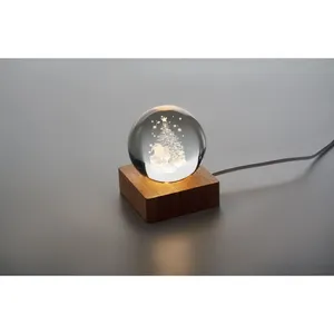 Palla Luminosa LED a Forma di Babbo Natale per Decorazioni Albero, Articoli Festivi - Product Image 1