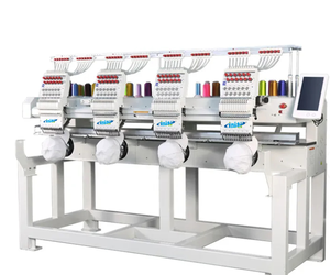 Machine à broder plate Cinise 360x510mm 1200RPM informatisée à 4 têtes pour l'industrie du vêtement - Product Image 1
