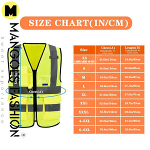 ملابس السلامة العمل سترة عاكسة متعددة جيوب ملابس العمل سلامة عالية الجودة بالجملة تنفس شبكة سترة رجالي ملابس خارجية - Product Image 3