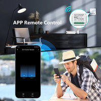 Module d'interrupteur intelligent WiFi Tuya 2 canaux certifié CE FCC RoHS, 2x5A, contrôle vocal Alexa Google pour lumières et appareils électroménagers PST-S02