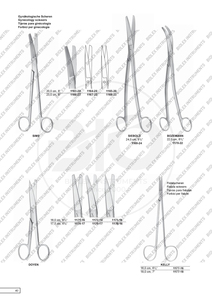 Instruments chirurgicaux de ciseaux d'opération et gynécologiques DIETHRICH-HEGEMANN à usage médical d'hôpital d'acier inoxydable de haute qualité - Product Image 3