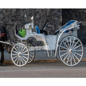 Confiable Touring Vis-A-Vis Victorian Carriage Último Horse Drawn Touring Buggy Elegante Vis a Vis Horse Drawn Chariot - Product Image 1