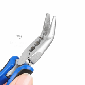 Pinzas para Extensiones de Cabello, Herramienta de Anillos Micro Nano, Punta Curva, Diseño de 3 Orificios, Herramienta de Eliminación de Crimpado, Uso Profesional en Salón - Product Image 4