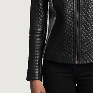 Vestes en cuir véritable pour femmes respirant avec fermeture éclair sur le devant décontracté confortable couleurs marron grande taille saison d'hiver logo personnalisé - Product Image 6