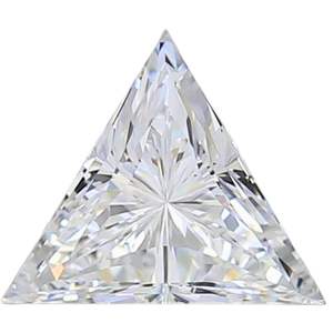 Diamant de laboratoire Triangle 1 carat F VS2 certifié IGI, taille triangle, non monté - Product Image 2