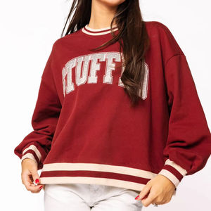 Sweat-shirt ajusté pour femme personnalisé, style unique avec impression de logo personnalisée, design tendance pour adultes, taille, saison hivernale - Product Image 1