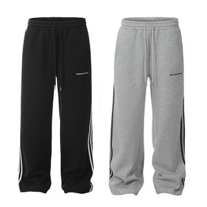Pantalons de survêtement personnalisés de haute qualité pour hommes Joggers empilés en coton épais Pantalons pour hommes Conception vierge - Product Image 1