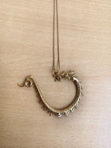 Pendentif Rune de Dragon, Amulette Viking de la Mythologie Nordique, Bijou Fantaisie Or & Argent, Cadeau pour Homme, Vente en Gros de Bijoux - Product Image 2