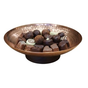 Hammered Gold Metal Chocolate Serving <b>Bowl</b> Elegant Festive Candy Dish Stainless <b>Steel</b> <b>Bowl</b> Handmade Eco Friendly Chocolate <b>Bowl</b> - Product Image 4
