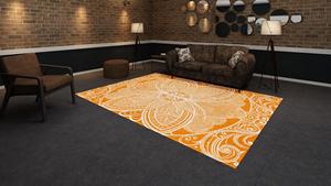 Pila de lana de corte medio anudada a mano patrón abstracto estilo persa respetuoso con el medio ambiente antideslizante PET Friendly juego de alfombras para vivir - Product Image 2