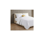 Draps de lit Super King en gros 100% coton pur 300 fils/cm² unis pliés, tissu luxueux, doux, respirant, écologique et durable