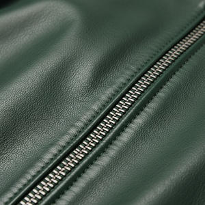 แจ๊กเก็ตสำหรับนักขี่มอเตอร์ไซค์เสื้อแจ็คเก็ตขนแกะแท้สำหรับผู้ชายงานตามสั่ง - Product Image 4