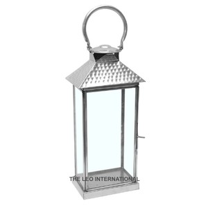 Lanterne et lanterne de jardin en métal de style nordique, décoration d'intérieur rétro classique, pour Noël - Product Image 2