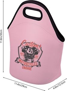 Sac à déjeuner en néoprène, sac isotherme pour déjeuner, sac à déjeuner durable et imperméable, boîte à déjeuner, étui de transport, logo personnalisé - Product Image 6