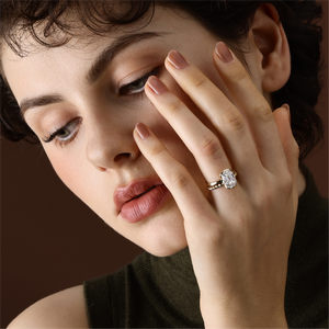 Anillo de Boda Chapado en Platino y Rodio con Engaste de Diamantes VVS1 - Product Image 6