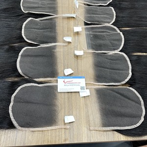 Venta caliente de calidad superior encaje suizo superior cabello humano Cierre de encaje Frontal para mujeres vendedores HD extensiones de cabello de encaje - Product Image 5