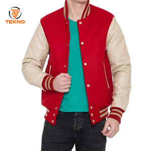 Veste universitaire de qualité supérieure pour hommes et femmes en tissu doux col montant poignets côtelés tenue décontractée en plusieurs saisons service OEM - Product Image 1