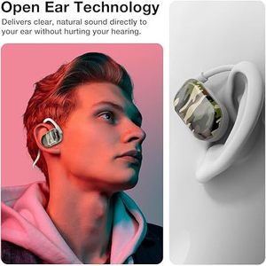 UU000162 Auricolari Sportivi Wireless Bluetooth Open-Ear con Doppio Microfono per iPhone/Android - Product Image 2