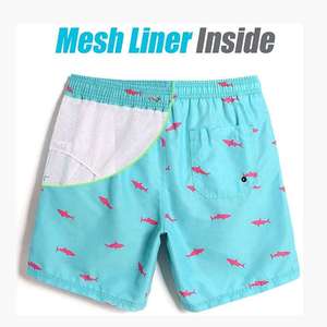 กางเกงขาสั้นโพลีเอสเตอร์สำหรับผู้ชายกางเกงไฮสตรีทแบบตาข่ายระบายอากาศพิมพ์โลโก้ด้วยการระเหิดแบบยืดหยุ่นที่ปิดเอว - Product Image 2